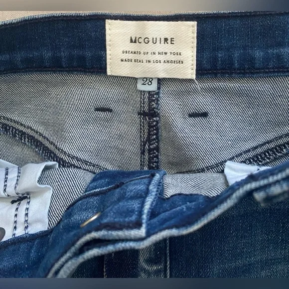 McGuire Denim skirt  Anthropologie size 28 - Picture 8 of 10